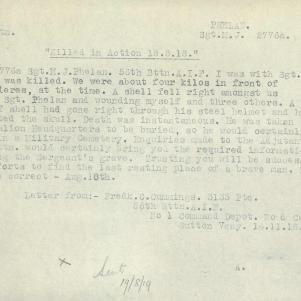 Soldier packet page