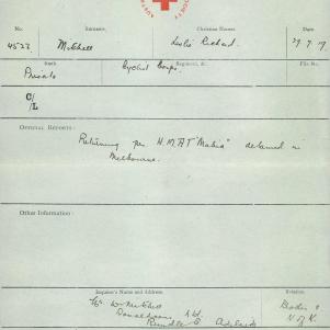 Soldier packet page