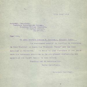 Soldier packet page