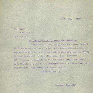 Soldier packet page