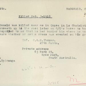 Soldier packet page