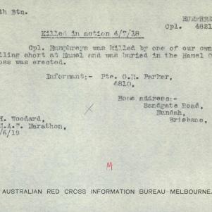 Soldier packet page