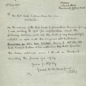 Soldier packet page