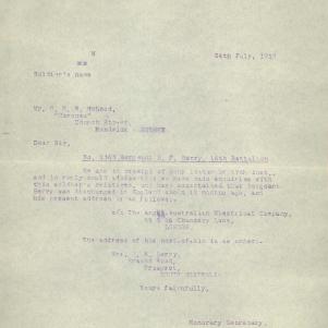 Soldier packet page
