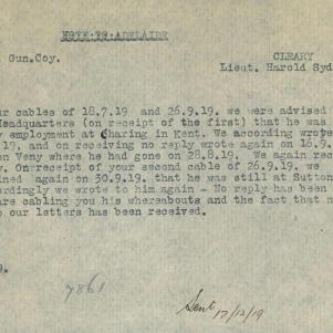 Soldier packet page