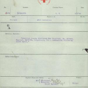 Soldier packet page