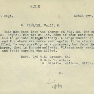 Soldier packet page