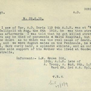 Soldier packet page