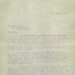 Soldier packet page