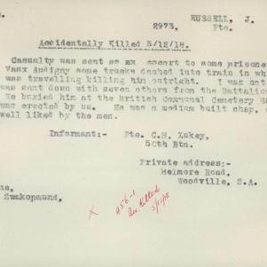 Soldier packet page
