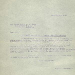 Soldier packet page
