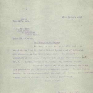 Soldier packet page