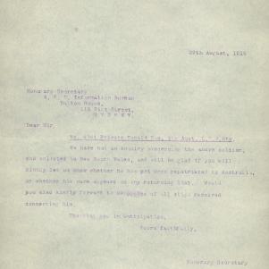 Soldier packet page