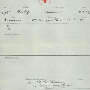 Soldier packet page