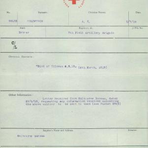 Soldier packet page