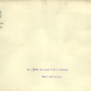 Soldier packet page