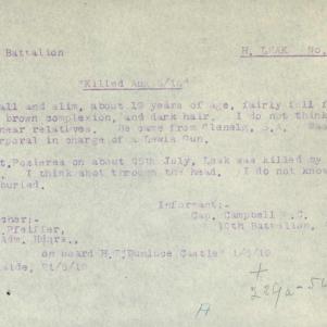 Soldier packet page