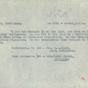 Soldier packet page