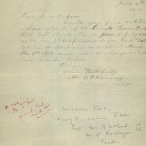 Soldier packet page