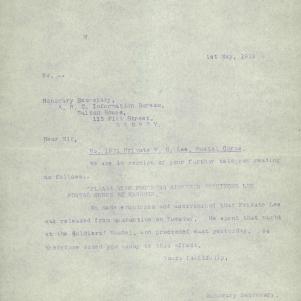 Soldier packet page
