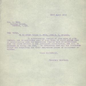 Soldier packet page