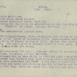 Soldier packet page