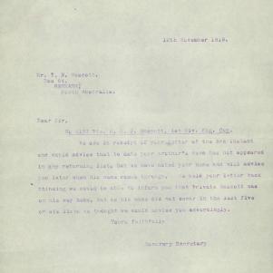 Soldier packet page