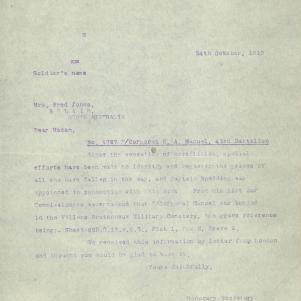 Soldier packet page