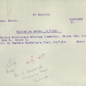 Soldier packet page