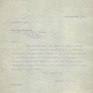 Soldier packet page
