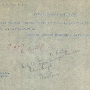 Soldier packet page