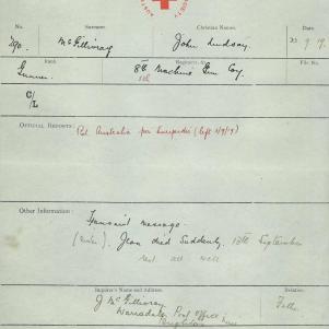 Soldier packet page