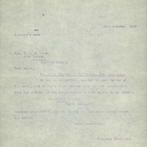 Soldier packet page