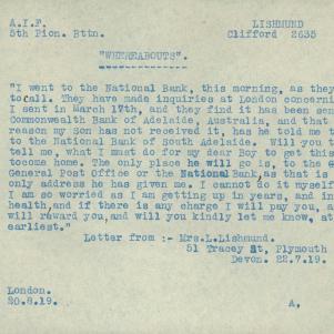 Soldier packet page