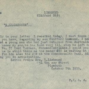 Soldier packet page