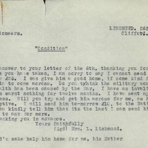 Soldier packet page