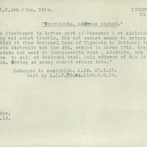 Soldier packet page