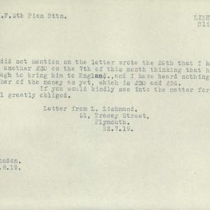 Soldier packet page