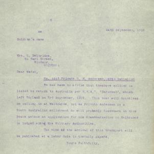 Soldier packet page