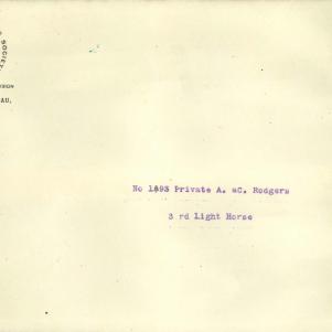 Soldier packet page