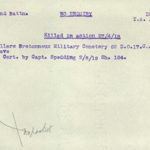 Soldier packet page