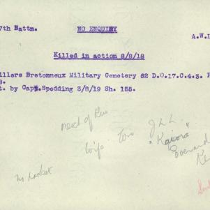 Soldier packet page