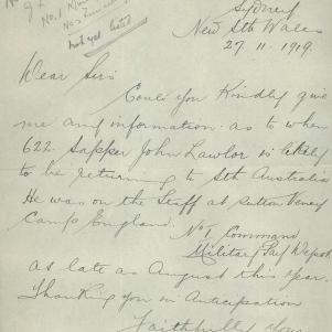 Soldier packet page