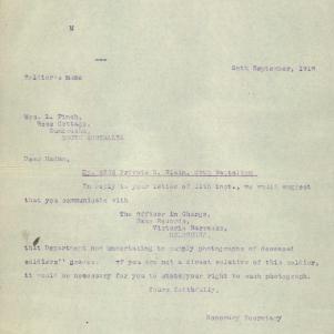 Soldier packet page