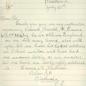 Soldier packet page