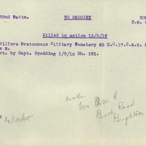Soldier packet page