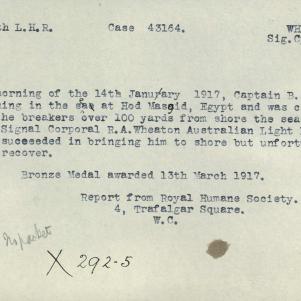 Soldier packet page
