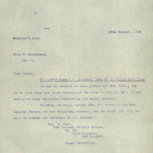 Soldier packet page