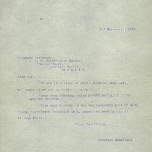 Soldier packet page