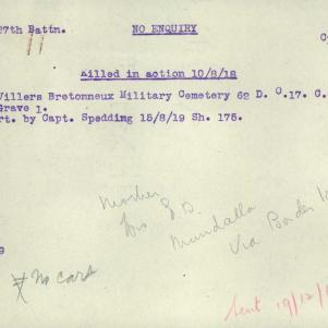 Soldier packet page